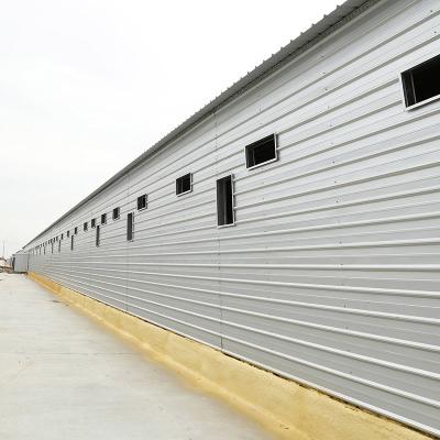 Explorações agrícolas de aço claras pré-fabricadas de aves domésticas