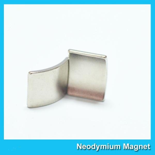 N52 Super Strong Neodymium Motor Magnets Nickel Coating Arc Shaped