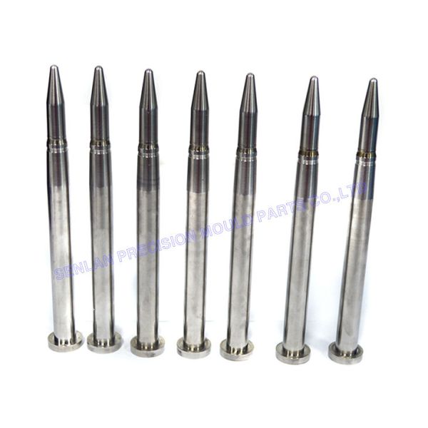 H13 Steel Core Pins for Die Casting Molds - High Hardness 43-45HRC Precision Ground ±0.01mm