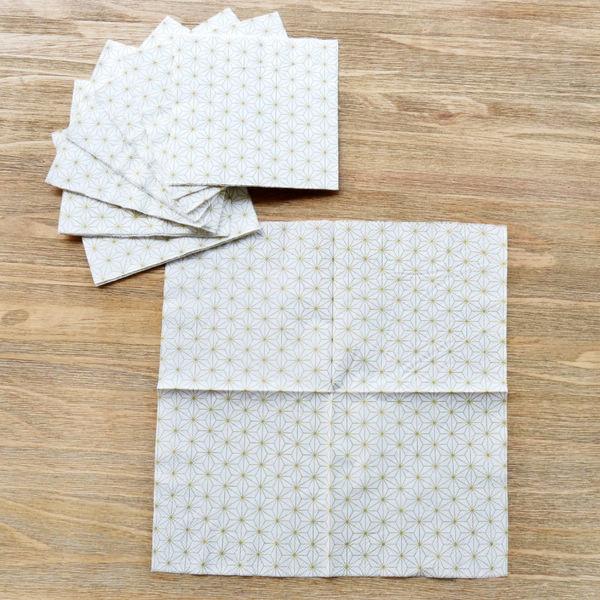 Um costume de 2 dobras imprimiu o papel 23*23 Cm 25*25 Cm da cor de lenço de papel do guardanapo
