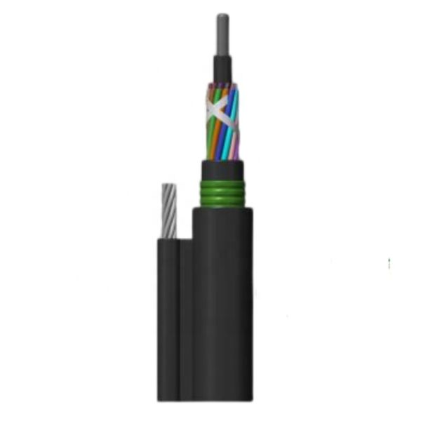 24 Core Waterproof Outdoor Armored Self-Supporting Optical Cable GYTC8S Fiber Optic Cable