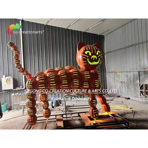 Figurine robotique en fibre de verre durable pour la décoration du festival d'Halloween