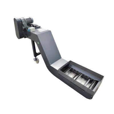 Customized Flat Rubber Belt CNC Chip Conveyor Horizontal Type For Metalworking