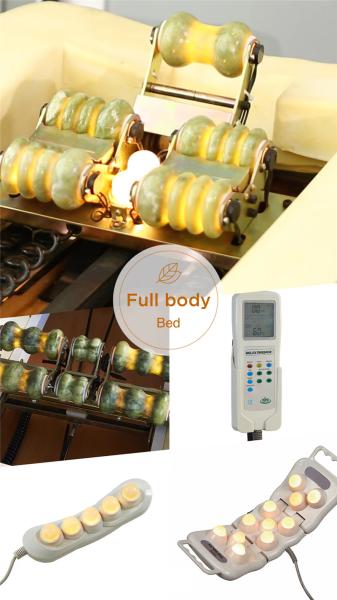 Fabricante Massagista Quiroprático de Jade de Forma S Massagista elétrico térmico de coluna vertebral Mestre S-ceragem V3 V4 Massagem infravermelha Be