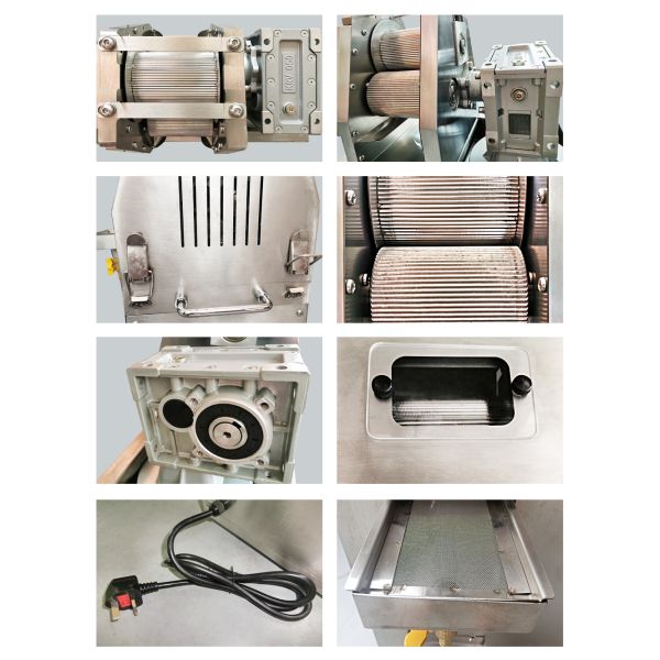 220V 550W Sugar Cane Squeezer Food Grade Industrial Sugarcane Crusher