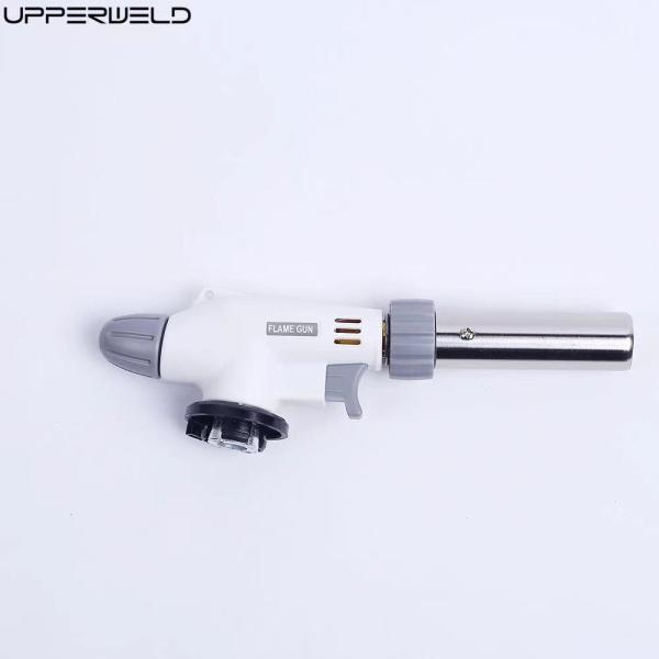 White Heating Torch Cassette Butane Gas Torch for Outdoor BBQ Flame Gun Sale