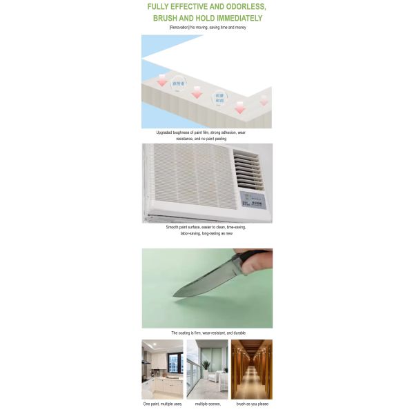 High-grade Adhesion Water-based Paint for Home Appliance Renovation with Excellent Water Resistance and 36 Months Quality Guarantee