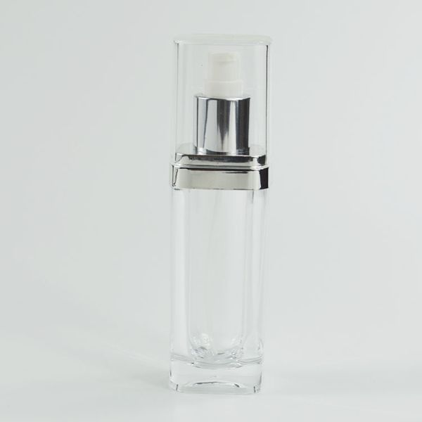 Beauty Skincare Pump Bottle Customized 60ml Double Wall Acrylic Container in Any Color