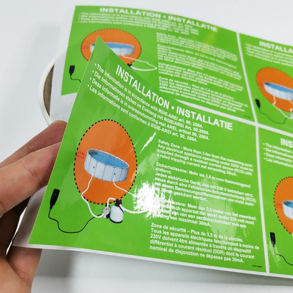 CDR Household Essentials Labels PVC CMYK Cleaning Product Labels