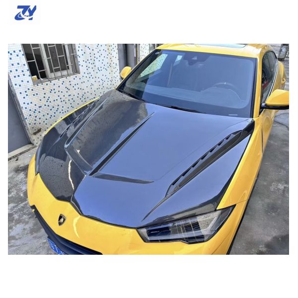 2024-2025 New Conditions for Lamborghini Dry Carbon Fiber Engine Cover with Ventilation Holes