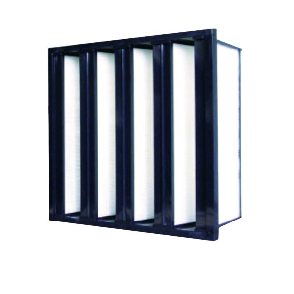 H13 H14 Чистый воздушный фильтр, Промышленное стекло типа W Волокно типа V Банковский HEPA фильтр