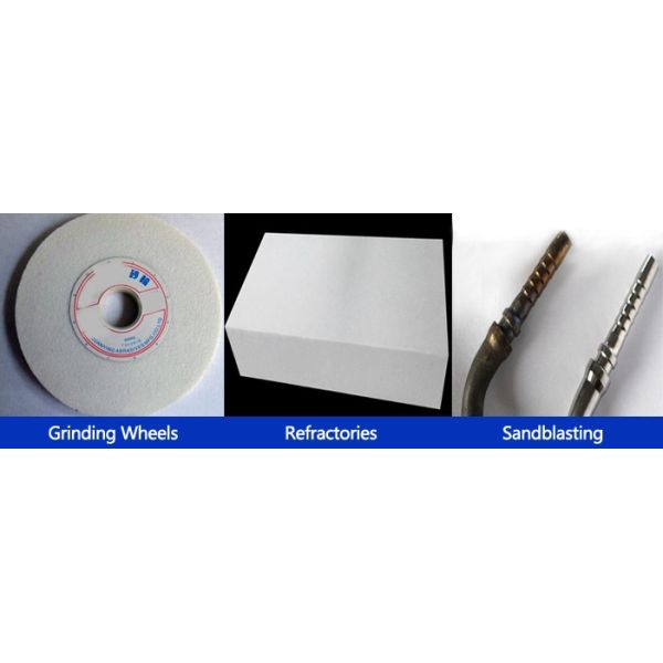 Al2O3 99.0% Min 60# Grit Aluminum Oxide Media Industrial Material For Bonded Abrasives