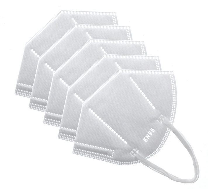 Disposable PP Nonwoven 4ply 110mm Kn95 Dust Mask