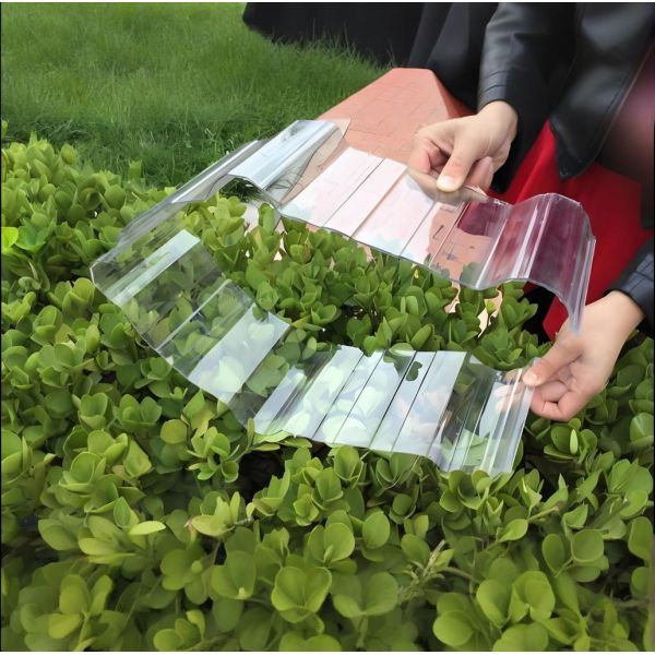 Corrugated Polycarbonate Roof Panel Lightweight Durable UV-Resistant For Residential Commercial Roofing Solutions