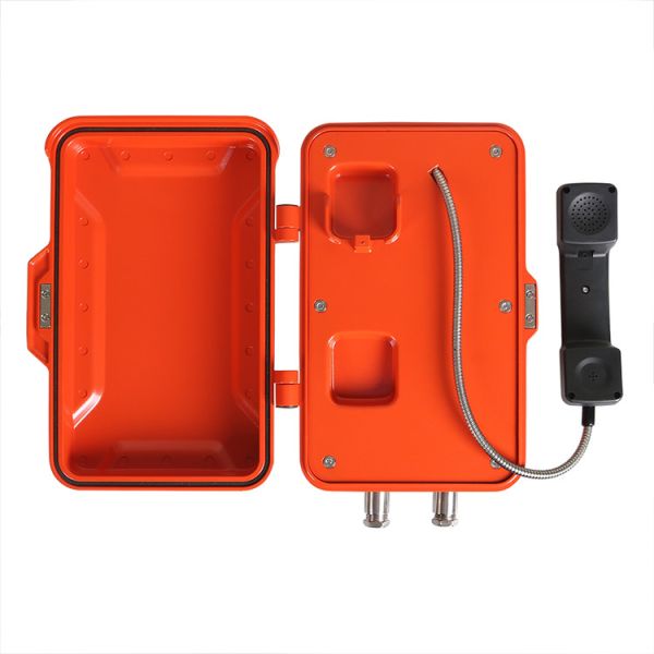IP67 85dbA Fire Fighter Telephone with Die Cast Aluminium for Hazardous Industrial Environments