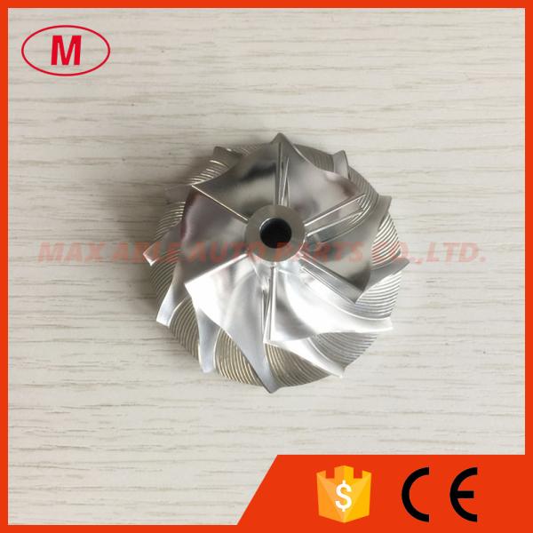 GT15-25 39.60/56.02mm 707747-0005H 6+6 blades milling/aluminum 2618/billet compressor wheel for 454150-0005/0006