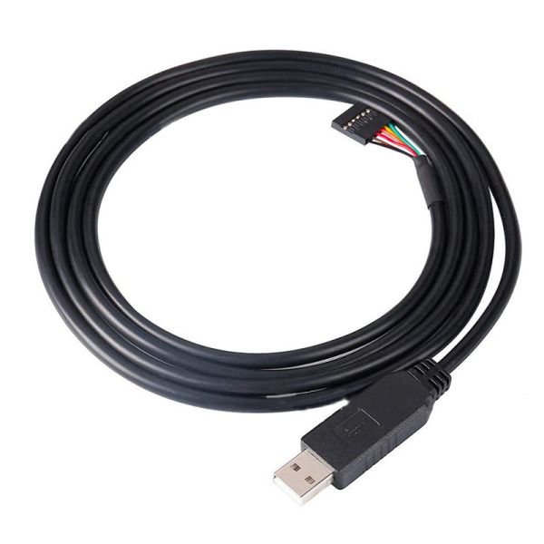 FTDI Чип USB к 6P TTL-232R-3V3 5V Модуль уровня Серийный порт кабель Ttl3.3v5v, настраиваемый Пин питания