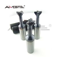 20mm Custom End Mill 4 Flute Carbide Dovetail End Mill 0.6μm / 0.8μm With Corner Radius
