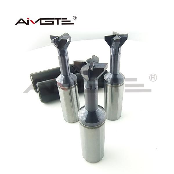 20mm Custom End Mill 4 Flute Carbide Dovetail End Mill 0.6μm / 0.8μm With Corner Radius