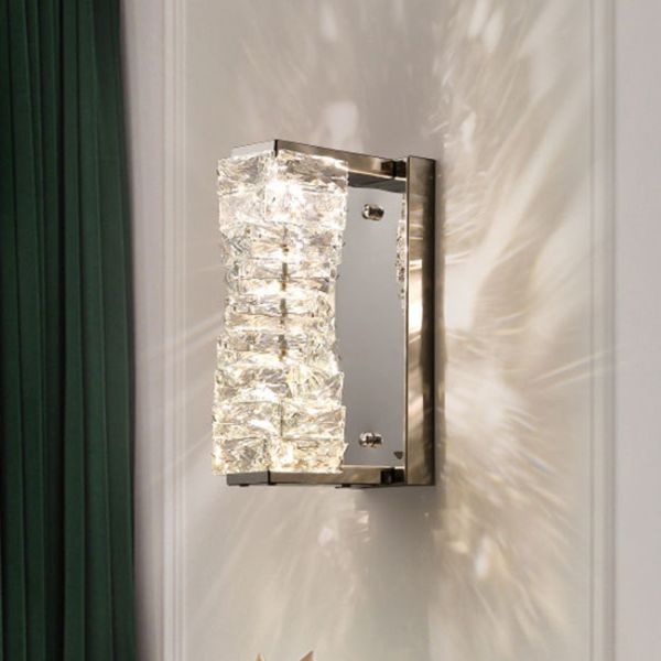 Artistic Indoor Modern Crystal Wall Lamp Living Room Decoration AC85V