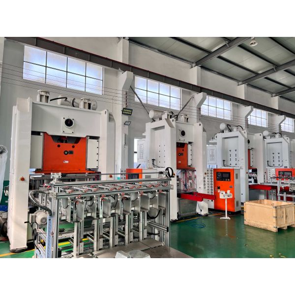 LK-T63 Aluminum Foil Container Machine with Digital Touch Screen Control, Automatic Counting System and 3-Cavity Mold