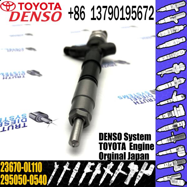 injetor de combustível comum do trilho do injetor de combustível FTV de 236700L110 TOYOTA 2.5L