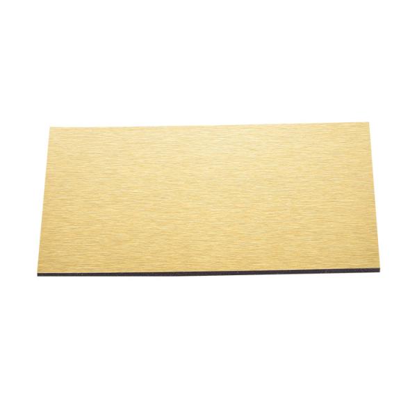 1220mm de prata escovou o risco composto de alumínio do painel resistente