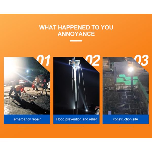 3500K светодиодный светофор Мобильный трейлер с установкой солнечной энергии светодиодные световые башни для уличного освещения