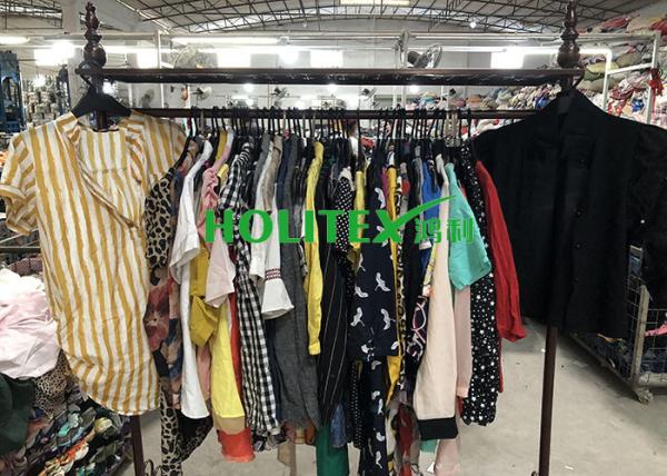 Wearable Second Hand Summer Clothes , British Style Used Womens Cotton Blouses