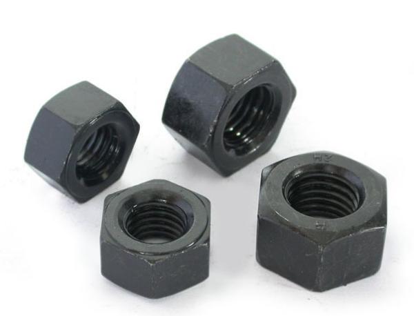 ISO9001 Certified A194-2H Blackened Thickened Nut for High Strength and M2-M30 Sizes
