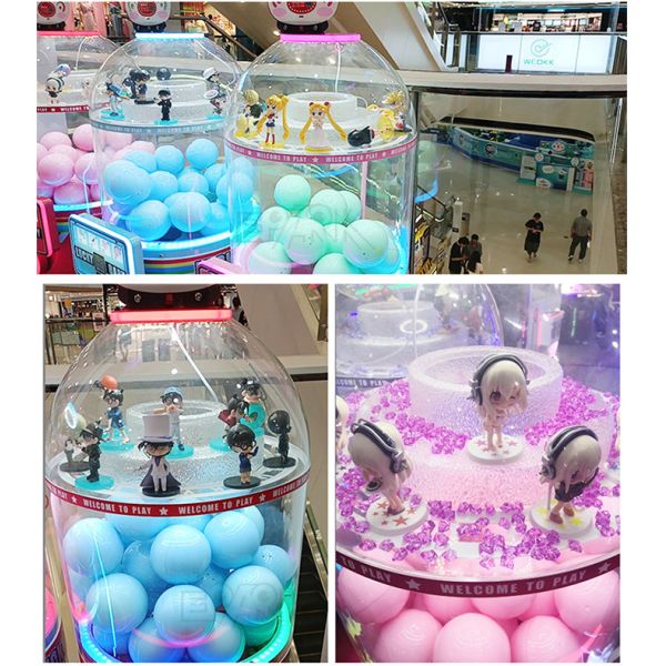 Arcade Gift Kids Game Capsule Coin Operated Ball Toys mini gashapon vending machine