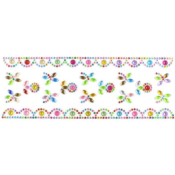 3D Acrylic Self Adhesive Diamond gem drill stickers Rhinestone Sheet for kids diy and Decal Mobile Scrapbooking OEM