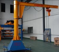 Column Mobile Electric Jib Crane 250kg Motorized Rotation 2-4m Span
