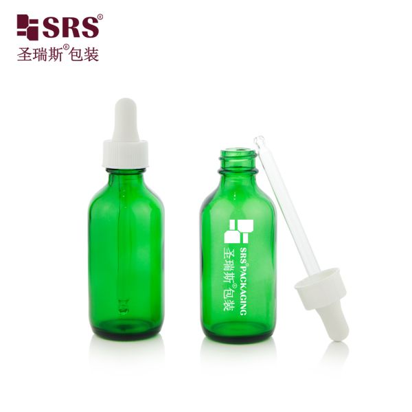 Hot Selling 15ml 30ml 60ml Green Amber Transparent Glass Dropper Bottle