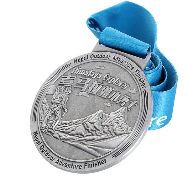 Souvenirs Marathon Running Sport Custom Metal Medals Zinc Alloy Paint Hollow
