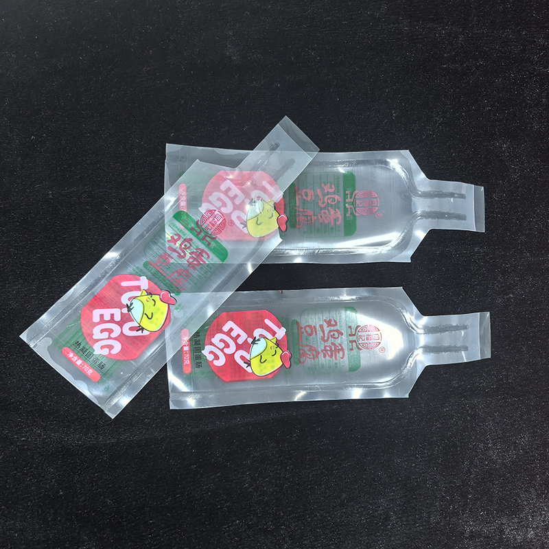Clean Label Custom Print Soft Tofu Tube 200g 300g Transparent Recyclable Single Layer