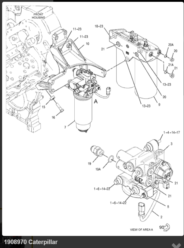 190-8970 1593145 2364420 1262016 Fuel Priming Pump Fit E322C E324D C9 C11 C13 C15 C18
