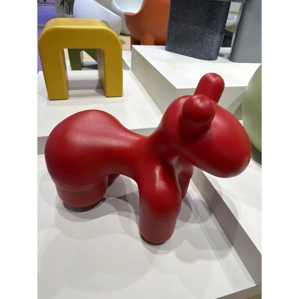 OEM Logotipo personalizado Muebles moldeados Roto Material de LLDPE Silla de juguete de plástico