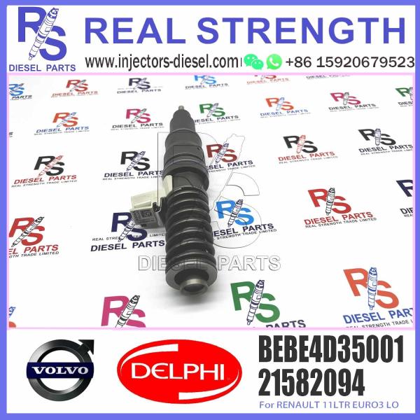 injector common rail injector 3801432 BEBE4D35001 For RENAULT MD11 EURO 3 LOW fuel injector BEBE4D04001