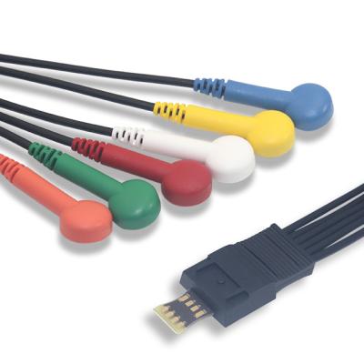 As ligações TPU do cabo 6 do IEC Holter ECG do FSC fixaram a pressão 3.4m para Schiller G622SC