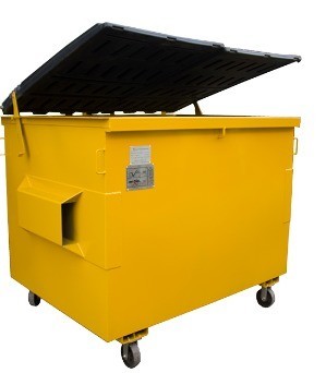 Heavy Duty Front Lift Bin 250 Steel Construction Industrial Waste Skip Dumpster Recycling