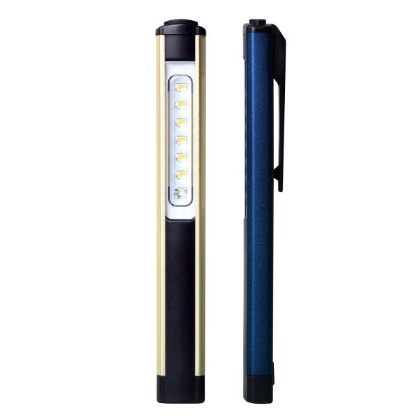 30000 Hours Working Time Bright LED Pen Work Light with Clip USB Rechargeable IP44 Rated