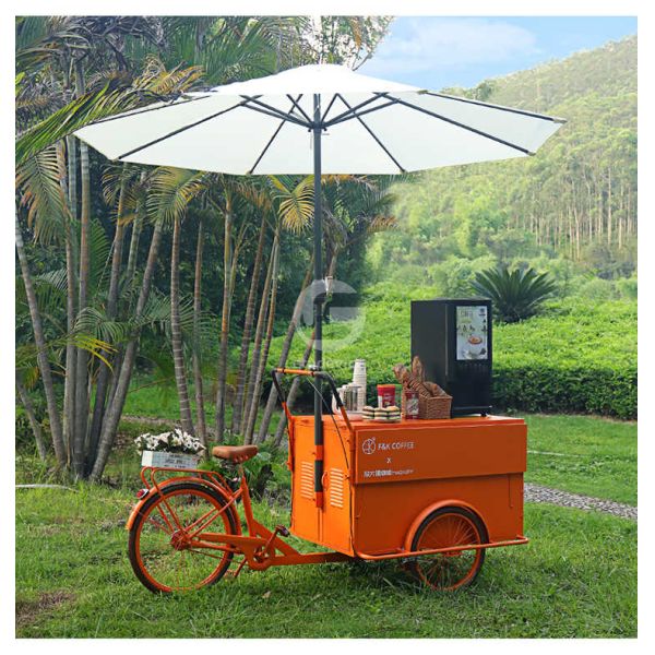 Discover the Secrets of Los Angeles' Tricycle Food Carts Hand Push Operation Mode