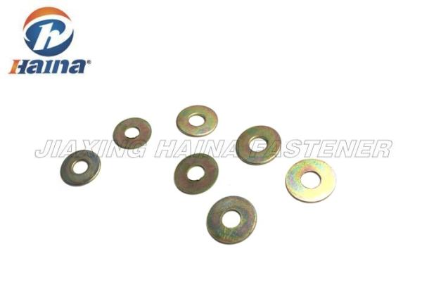 Carbon Steel Flat Washers Yellow Zinc Plated M8 M10 A Type Gr4 / G8 For Automobile