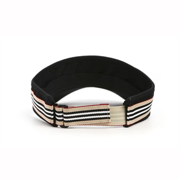 Крышка забрала Солнца брим спорт изогнутая хлопком с логотипом вышивки и сплетенным диапазоном