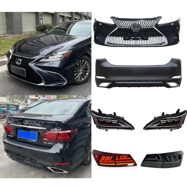 Modification New Body Kit LED Headlight Tail Light Front Bumper Rear Bumper for