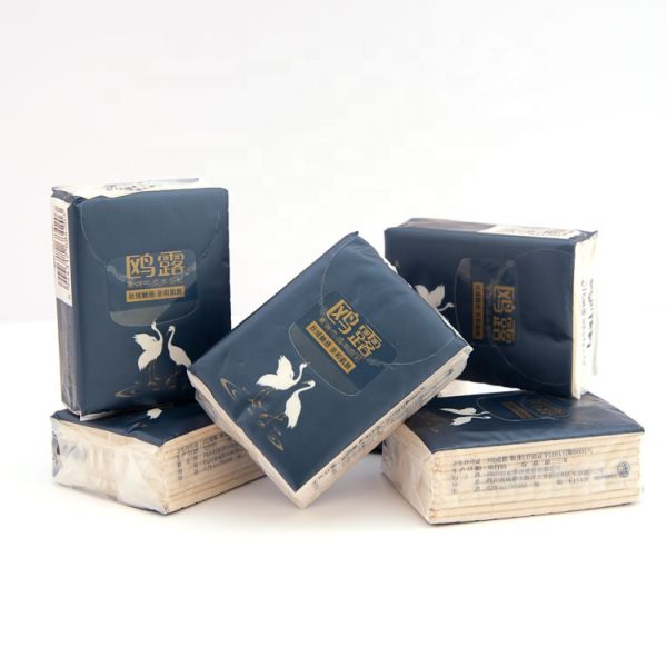 100% Virgin Bamboo Pulp Handkerchief Comfortable Soft Mini Paper Pocket Tissue Facial Tissues