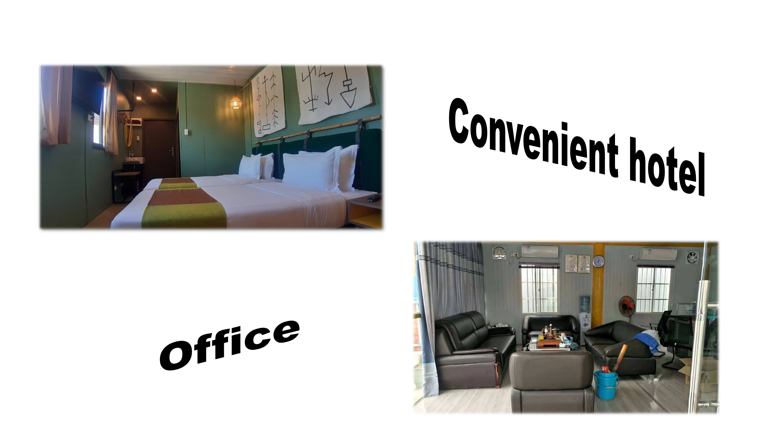 Magic House Tiny Homes on Wheels 2 Bedrooms Tiny House Trailer 20 ft Tiny Homes Modern Cheap Prefab Homes