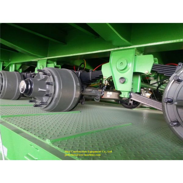 6 трейлеров цапф сверхмощных Семи нагружая тяжелый низкий трейлер контейнера кровати 100т