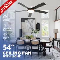Lumière de ventilateur de plafond à moteur à courant continu à faible bruit avec télécommande à 6 vitesses